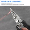 Aluminum Fishing Pliers Split Ring Pliers for Fishing Hook Remover