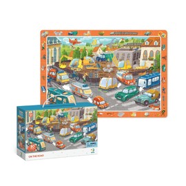 Dodo D300370 Eductional On The Road Observation Puzzle 80 Pieces, Various