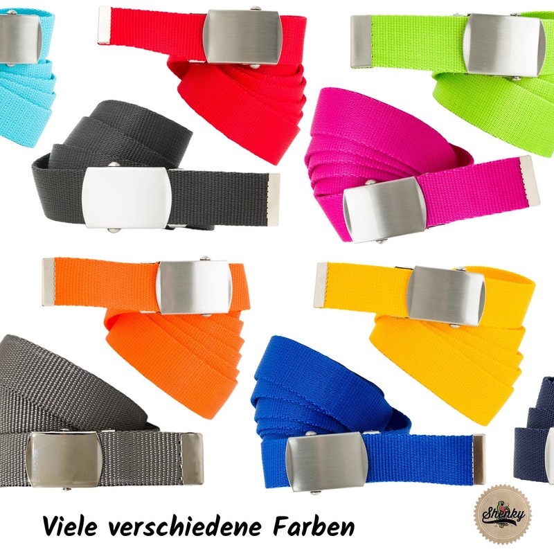 shenky Fabric Belt | 4 cm Width | 112 cm