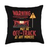 Slot Car Go Off-Track Remote Controlled Car Controller Throw Pillow