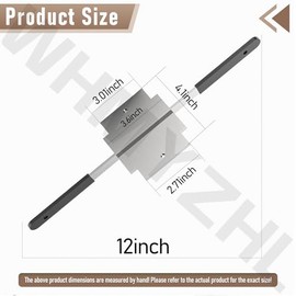 Waste Drain Tool for 3 Tier Sink in Commercial Kitchens, Twist Waste Drain Tool and Lever Waste Plumbing Drain Tool - Upgraded stainless steel