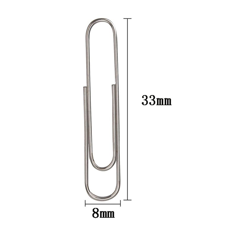 Mirhua 100 Pcs Paper Clips Office School Daily File Document