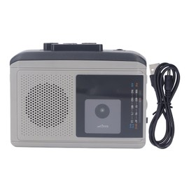 Portable Cassette Player Built in Speaker 2 AA Battery USB Power Supply AM FM Radio Cassette Player