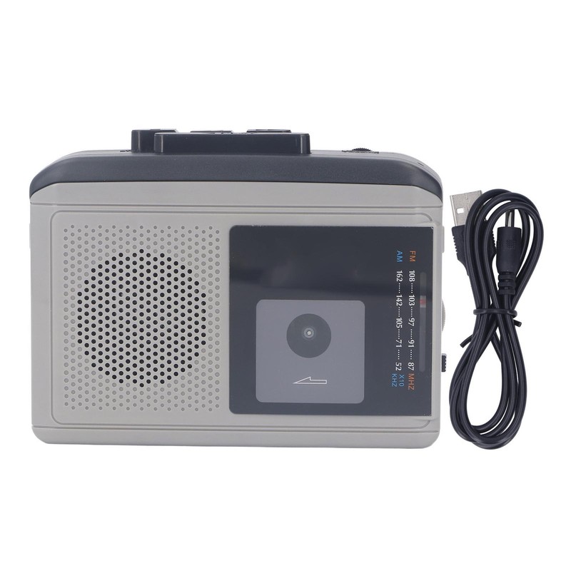 Portable Cassette Player Built in Speaker 2 AA Battery USB