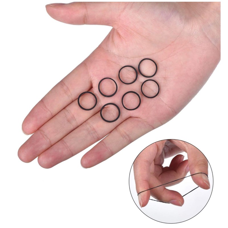 Mini Rubber Bands for Hair Braids, 1.5 cm, 1000 Count,