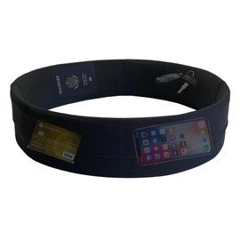 BANDI Pocketed Wraps - Your Secure, Comfortable, and Versatile Accessory for an Active Lifestyle, Perfect for Travel, Fitness, and Daily Activities (Black, Large)