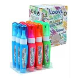 Koovi Corrector Liquido Tipo Pluma Paquete Con 12 Pzas Koovi 4ml