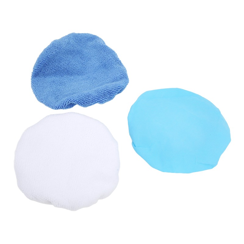 24 Packs Polishing Bonnet 6in/150mm Microfiber Nonwoven Cotton Buffing Pads