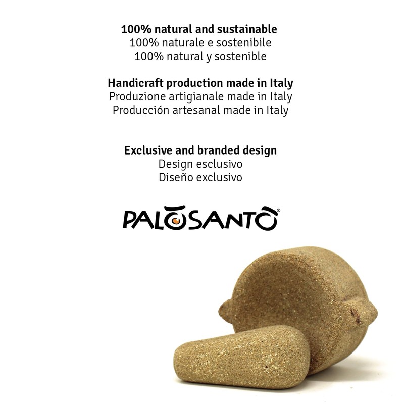 Sandstone Mortar with Pestle for Grinding Incense Resin - Handmade