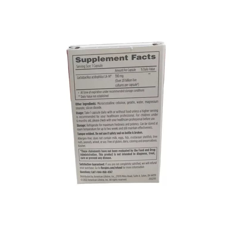 Florajen Digestive Probiotics-Intestinal Health-Relief of Constipation