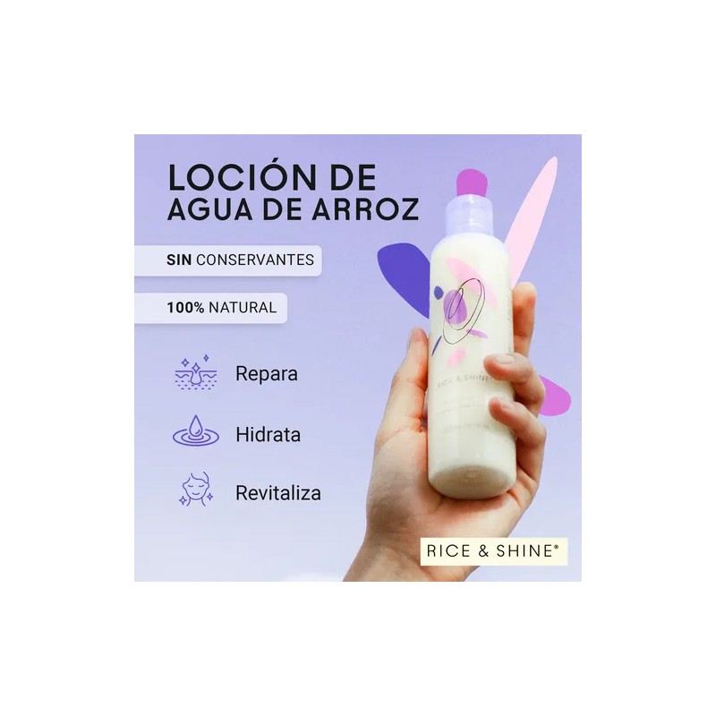 Rice & Shine Tónico Facial Agua De Arroz Con Vitamina