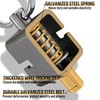 LOMIQAZ Spring Latch Lock, Weld On Spring Latch Assembly, Trailer