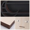 AWAOVV Wood Storage Shelf, Crescent Sun and Moon Crystal Shelf,