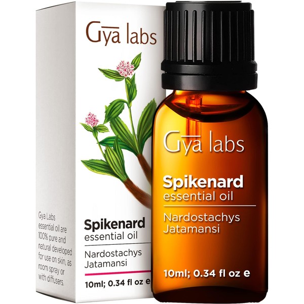 Gya Labs Spikenard Essential Oil (10ml) - Earthy & Woodsy Scent