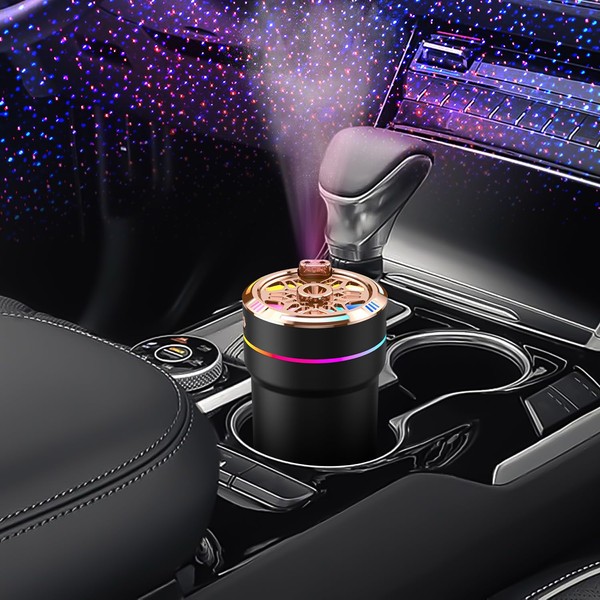 Schwylth Car Diffuser of Battery Powered and USB Plug-in Dual-Purpose,