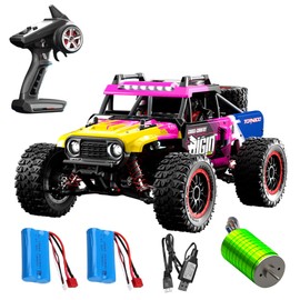 Speedywheels C8805 PRO 1/16 Brushless 4WD RC Truck Buggy for Adults, 2.4G Proportional Radio, 60km/h High Speed RC Car with 2 Batteries, RC Cars for Adults