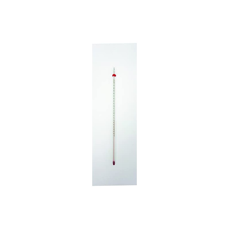 United Scientific Supplies THTCF1, Red Spirit-Filled Thermometer, 12" Length, Total