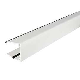 White, 1m Ultraframe 25mm End Closure Polycarbonate Glass Conservatory Sheet Trim