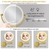 Make up Mirror Wall Mounted Lighted 10X Magnifying Hard Wired,
