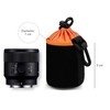 MyGadget Protective Camera Lens Case Soft Pouch - Waterproof Neoprene