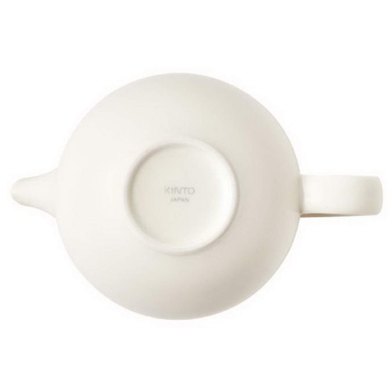 KINTO 17140 PEBBLE Teapot, 16.2 fl oz (480 ml), White