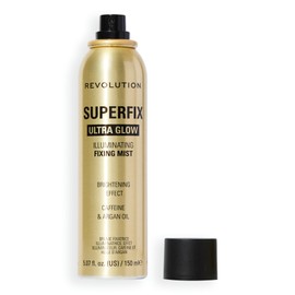 Revolution Beauty London Revolution, Superfix Glow Fixing Mist, Makeup Setting Spray with Shimmer Finish & Long Lasting-Hold, Vegan & Cruelty-Free, 5.07 fl oz