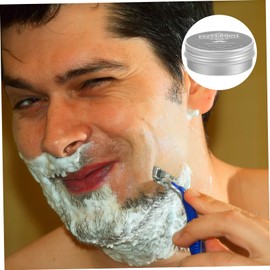 Ipetboom Men's Peppermint Beard Shaving Soap Gentle Safe for Men's Shave Portable Travel Size