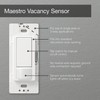 Lutron Maestro Vacancy Motion Sensor Light Switch for Bathroom, Garage,
