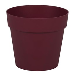 EDA Flower Pot, Burgundy, Ø 15 cm