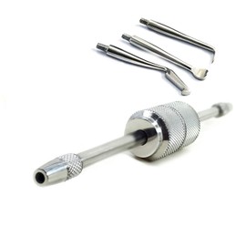 MEDSPO Professional Dental Crown Remover | Surgical Orthodontics Instruments | Manual Crown Removal with Attachments | Manual Bridges 3 Attachments | Restorations (Manual Crown Removal Bridges)