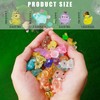 210pcs Mini Resin Animals Glow in The Dark, Luminous Tiny
