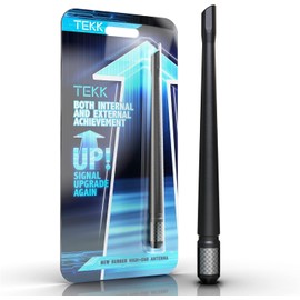 TEKK Carbon Fiber Short Antenna Compatible with FJ Cruiser 2007-2015/7.9 Inches Premium Flexible Rubber/Designed for Enhance FM/AM Radio Signal Reception