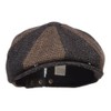 Jeanne Simmons Men's Two Tone Wool 8 Panel Newsboy Hat