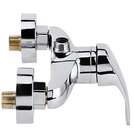 G1/2 Thread Bathroom Shower Valve, Wall-In Lifting Type Copper Bath Shower Valve, Cold Hot Water Mixing Valve Accessory for Bathroom Installation (LQ-1403 Up),Shower