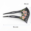 Miaomyao Hair Ornament, Kimono, Bee Shape, Cherry Blossom, Flower, Black,