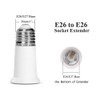 SumVibe E26 Socket Extender, 5CM/1.97 Inch Extension Adapter, 2-Pack