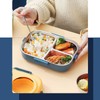 Bento Box 4 Compartments 1200ml 304 Stainless Steel Insulated with