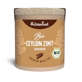 Ceylon Cinnamon Organic Ground 53 g | Finely Ground Ceylon Cinnamon in High Organic Quality | for Sweet & Savoury Food | from Achterhof