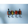 Gall&Zick Wall Hook Colourful Set Ceramic Hand Painted Hand Painted