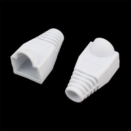 YIOVVOM Soft Plastic Ethernet RJ45 Cable Connector Boots Cover Strain Relief Boots CAT5 CAT5E CAT6 CAT6E 100PCS
