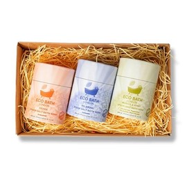 Eco Bath London Epsom Salt Gift Set - 3 x 250g Bath Salts, Muscle and Joint, Relaxing, Detox, Perfect Bath Salts Gift Set