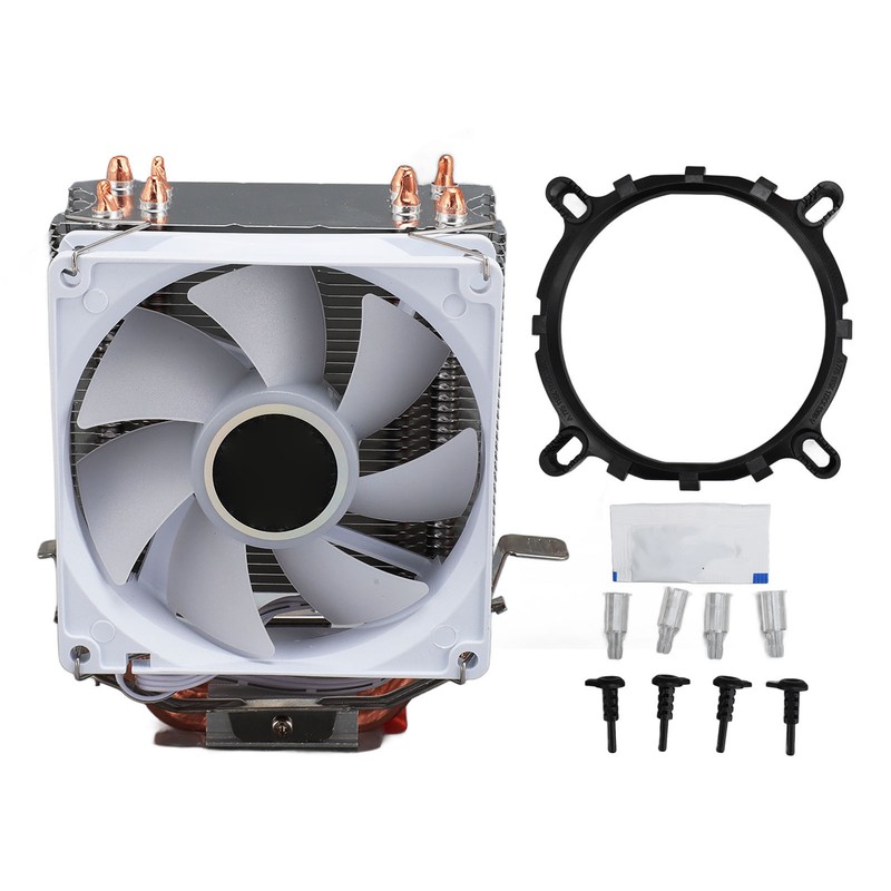 CPU Air Cooler 3.5in 4 Heat Pipes 3pin 12VDC 48CFM