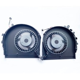 Fleshy Leaf New CPU+GPU Cooling Fan Replacement for HP Gaming Pavilion 17-CD 17-CD0010TX 17-CD0022TX 17-CD0026 TPN-C142 Series ND85C15-18K15 ND85C14-18K14 9116FPR 0X07SBR L56873-001
