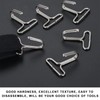 BWBWND 10 PCS Car Seat Cover Hooks, Metal Seat Pad