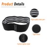 Fabric Resistance Bands Set: 3 Booty Bands with Workout Guide