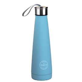B&Co 450ml Conical Thermal Bottle Flask - Duck Egg Blue