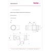 Schläfer 8126022 Slider for Shower Rail and Shower Head Holder