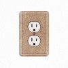Questech Outlet Cover, Single Duplex Wall Plate 1-Gang Switch Plate