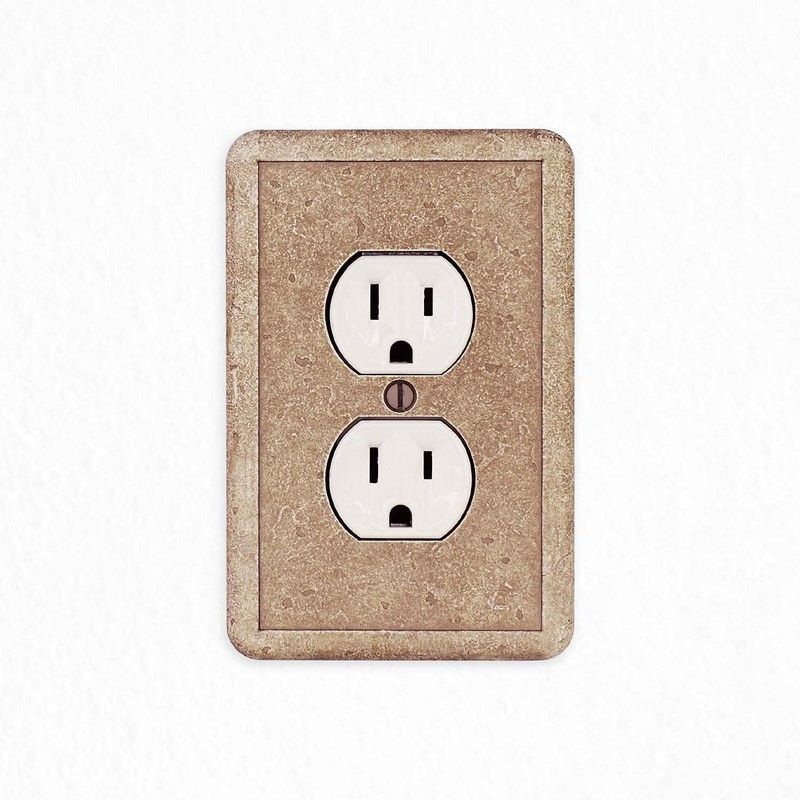 Questech Outlet Cover, Single Duplex Wall Plate 1-Gang Switch Plate