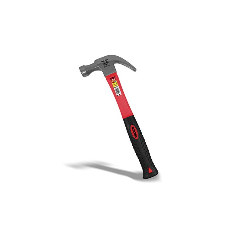 Mikels MUC-16 Martillo de Uña Curva, Mango de Fibra de